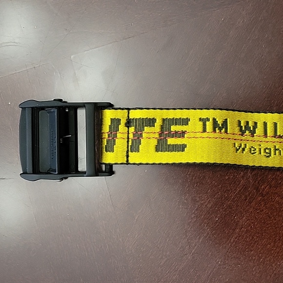 Off-white industrial belt yellow - Picture 3 of 4